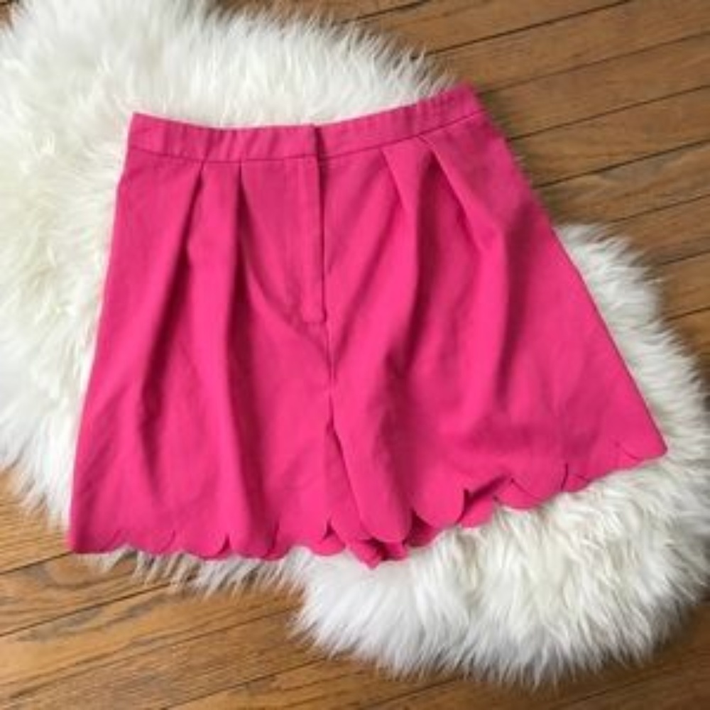 Pink Scalloped ASOS Shorts